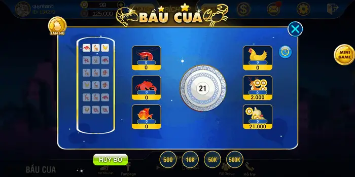 Tham gia chơi bầu cua tôm cá ngay tại Bet88